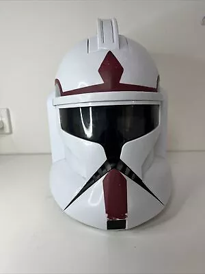 2008 Star Wars Red Clone Trooper Hasbro Voice Changing Helmet - Working *READ* • $100