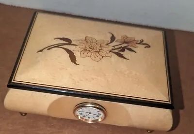 Belonged To Celine Dion Reuge Romance Inlaid Burlwood Music Jewelry Box • $500