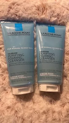 La Roche-Posay Toleriane Purifying Foaming Cleanser Oily Skin 6.76 Oz Exp-25+2pk • $30.99