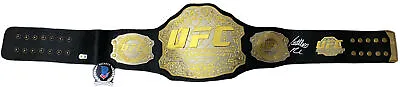 Ruthless Robbie Lawler Signed Ufc Championship Belt Beckett Bas Coa Ac62147 • $1235.22