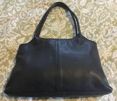 ELLINGTON Black Leather Slim Tote Bag Purse Shoulder Bag-VERY NICE • $79