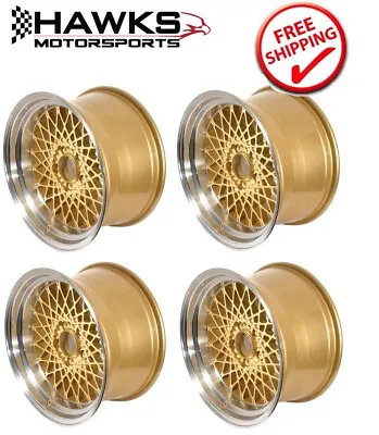 82-92 Camaro IROC Firebird Trans Am 17x9 Gold GTA Wheels Rims Set Of 4 • $1149