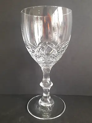 Large Edinburgh Crystal  Perth  Cut Wine Goblet Glass 170mm Tall Unsigned 250ml • £13.99