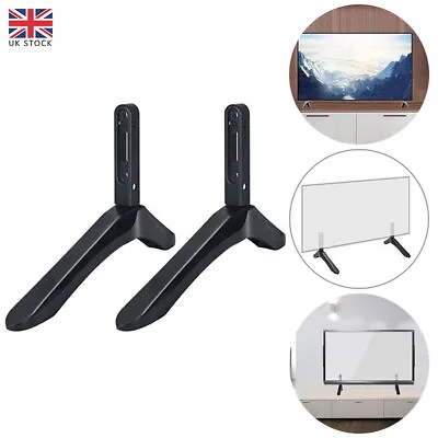 £13.81 • Buy Universal Home LCD LED TV Display Mount Durable Steel Stand For 32-65 Inch TV UK