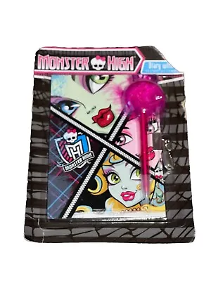 Monster High Diary With Pen 2013 Pink In Package (REAL) • $15