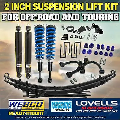 2 50mm Complete Strut Suspension Lift Kit Diff Drop Kit For Ford Ranger PX 12-18 • $1753
