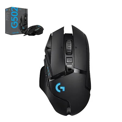 $93.99 • Buy Logitech Gaming Mouse G502 Hero Wired Ergonomic Optical 16000 DPI 11 Programmab