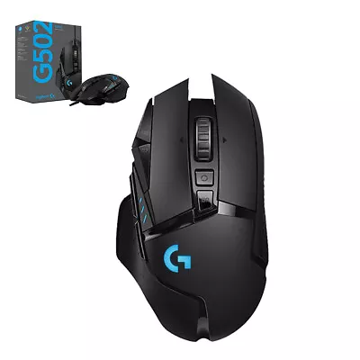 Logitech Gaming Mouse G502 Hero Wired Ergonomic Optical 16000 DPI 11 Programmab • $85.99