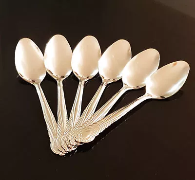 £3.49 • Buy 6 Kings Pattern Tea Spoons Set Of Six Quality Design Cutlery 
