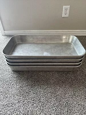 Lot Of 4 Vollrath 4457 Wear-Ever 12.5 Qt Bake &Roast Pans 23  X 12 5/8  X 2 3/4  • $320