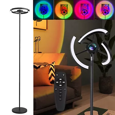 £18.61 • Buy RGB Corner Floor Lamp Modern Colour Minimalist LED Stangding Light Mood Lighting