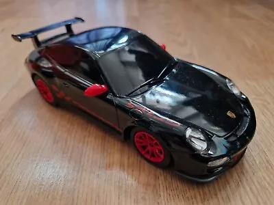 Radio Controlled 1:24 RC Car Porsche GT3 Black & Red Rastar • £16.99