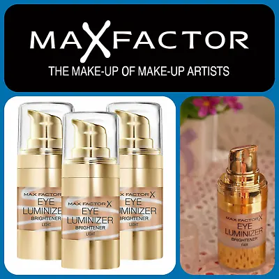 Max Factor Under Eye Luminizer Brightener Concealer Foundation Choose Your Shade • £9.49