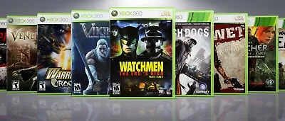 Custom Replacement Xbox 360  Title U-Z Covers And Cases. No Games Included • $11.99