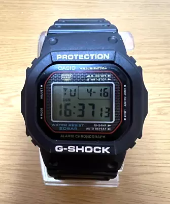 Casio G-Shock Wristwatch DW-5000-1JF Reissue Model Men's Tested F/S • $280