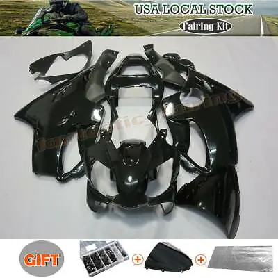 Fairing Kit For Honda CBR600 F4i 2001-2003 Gloss Black Injection Body + Bolts US • $359.01