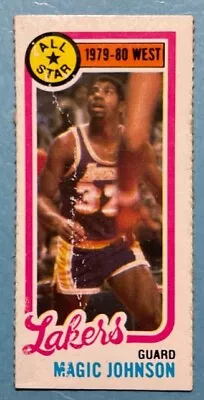 Magic Johnson 1980 Topps Rookie Rc Single Panel Separated Basketball Card Filler • $12.99