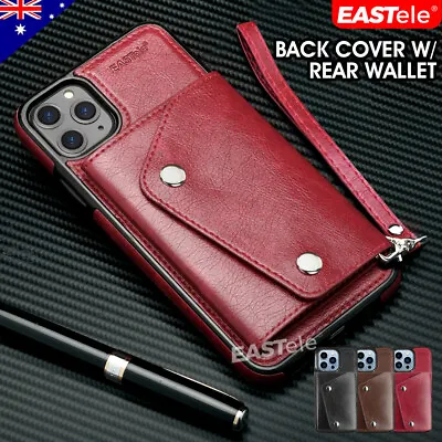 $11.99 • Buy For IPhone 14 13 12 11 Pro MAX XS XR Luxury Leather Wallet Shockproof Case Cover