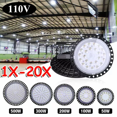 500W 300W 200W 100W 50W LED UFO High Low Bay Light Factory Warehouse Lighting • $372.99