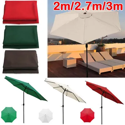 $48.99 • Buy 2/3m Replacement Outdoor Parasol Canopy Cover Umbrella Sunshade Garden Tent AU