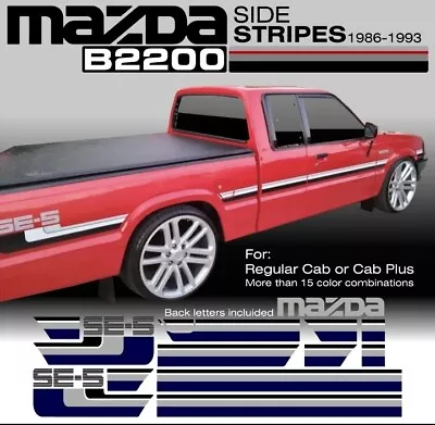 MAZDA B2200 Stripes Graphics Decals Stickers • $120