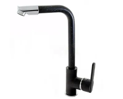 £39.99 • Buy Modern Kitchen Mixer Tap Faucet Swivel Spout 360`Sink Basin Black Granite (136)