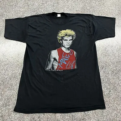 Vintage 1983 Billy Idol Tour Concert T-Shirt XL NOS • $150