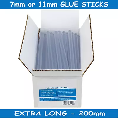 Hot Melt Glue Gun Sticks 7mm / 11mm X 200mm Long For Craft Adhesive Clear Mini • £1.25