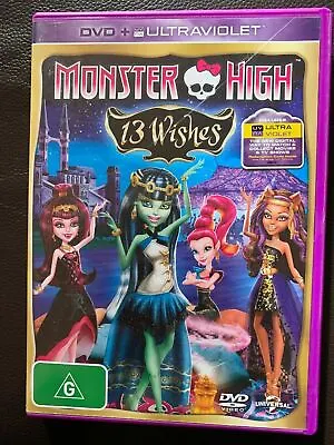 Monster High - 13 Wishes (DVD 2013) Region 4 • $6.40