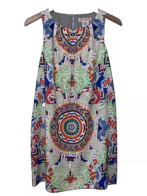 Mara Hoffman Anthropology Multicolor Printed Keyhole Spring Summer Dress M • $29.95