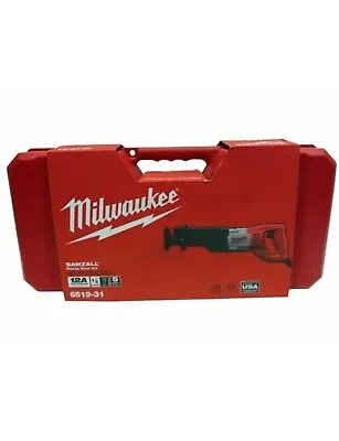 Milwaukee 6519-31 12A Corded SAWZALL Reciprocating Saw Kit (E10028186) • $60