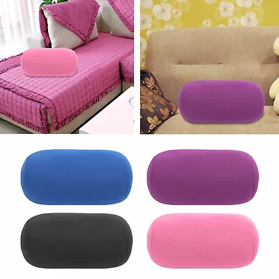 Microbead Bolster Tube Pillow Fabric  Support For Back Pillow Soft • $13.29