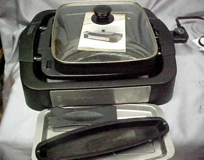 $24.99 • Buy Wolfgang Puck Reversible Electric Grill Bake Cook 5in-1 Station Black  BRGGS3000