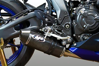 M4 Performance Exhaust Full System W Carbon Canister For 21-24 Yamaha R7 YA6814 • $738