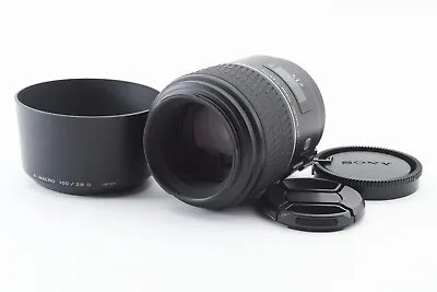 Minolta AF Macro 100mm F/2.8 D Lens W/Hood For Sony A-Mount Exc++++ MIJ #2044065 • $169.99