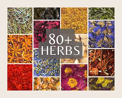 BULK DRIED HERBS {L-Z} 4 Oz - Loose Botanicals Apothecary Flowers Leaves Roots • $16.30