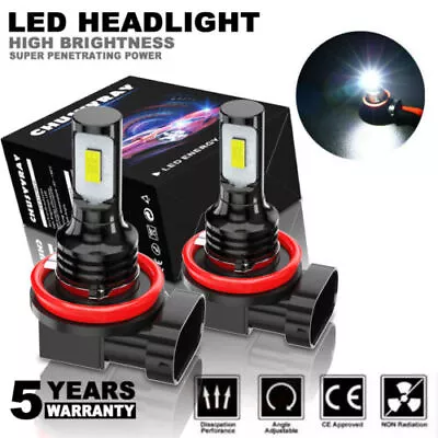 2X LED Headlight Kit H11 6000K High/Low Beam Bulbs For Nissan Altima 2007-2018 • $11.99