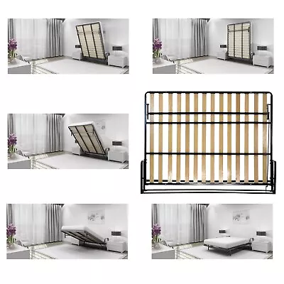 Classic King-Size Wall Bed Horizontal Folding Bed Pull Down Murphy Bed Clearance • £699