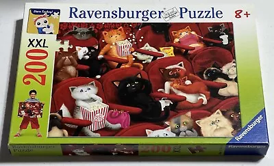 Ravensburger KITTY CINEMA 200 XXL Piece Puzzle READ Missing ONE Piece 2012 • $2.88