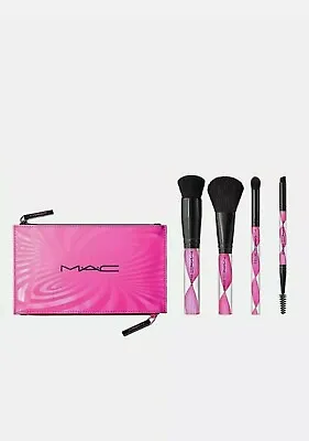 MAC Hypnotizing Holiday Wave Your Wand 4 Piece Brush Kit New In Box • $28