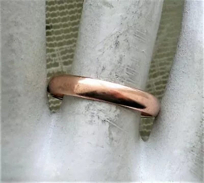 Vintage Russian Russia Soviet USSR 14K 583 Rose Pink Gold Wedding Band Ring 14k • $355.50