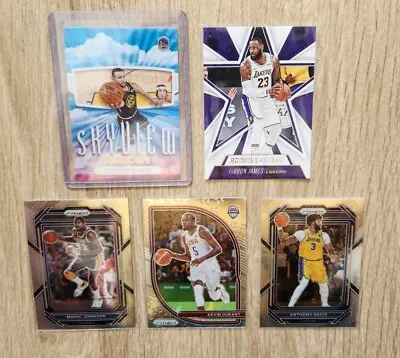 🏀 Nba Basketball Cards Bulk Lot Lebron James Stephen Curry Durant Magic Davis • $9.50