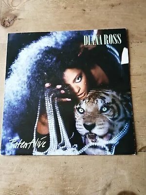 Diana Ross(Vinyl LP)Eaten Alive-Capitol-ROSS 2-UK-1985-VG • £5