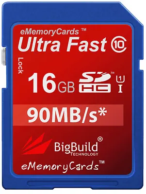 16GB Memory Card For Panasonic Lumix DMC TZ100EB K Camera Class 10 SDHC • £9.95