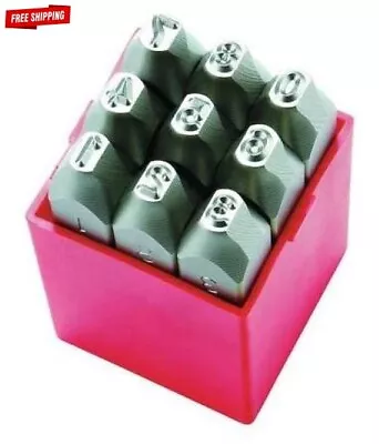 3/32 Number Steel Stamp Set  9 Piece Gothic • $12.97