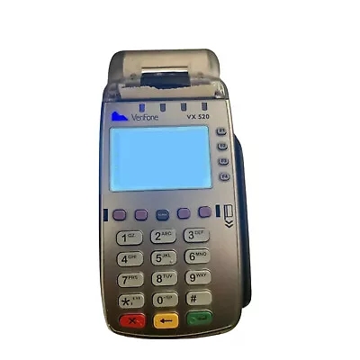 Verifone VX520 VX 520 Credit Card Terminal Reader Powers On Needs Password • $46.49