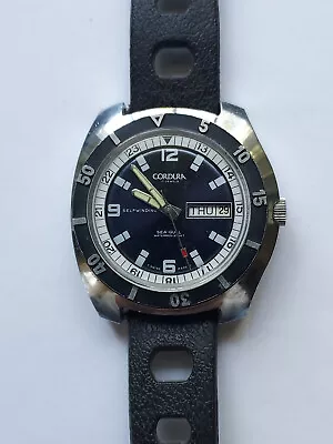 Vintage Cordura / Breitling Sea-Gull Divers Watch 17j Automatic  Running • $224.99