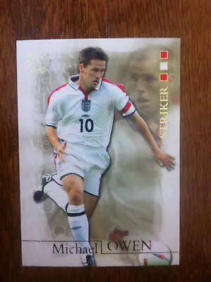 2004 Futera World Football Soccer Card  England MICHAEL OWEN Mint  • $3