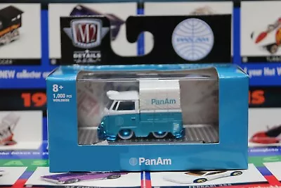 M2 MACHINES PanAm 1/64 1960 Volkswagen Type 2 PickUp CHASE Blue Diecast • $19.99