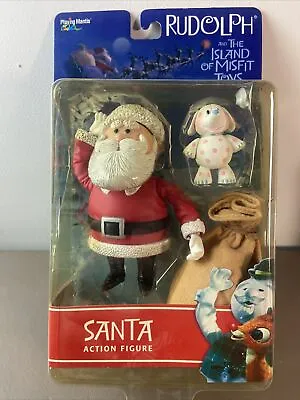 Rudolph And The Island Of Misfit Toys Santa Action Figure W/Spotted Elephant NIB • $24